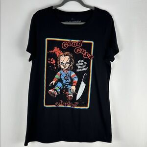 Torrid Ripple Junction Chucky Good Guys Black Horror T-Shirt